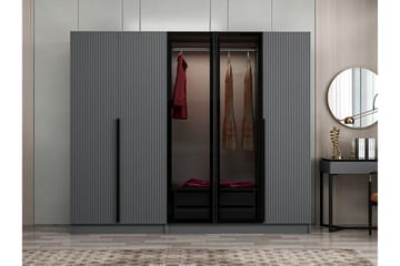 Garderob Cambrian 225 cm - Antracit - Förvaring - Garderober & garderobssystem