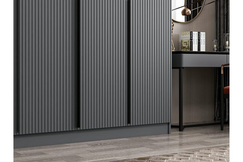 Garderob Cambrian 270 cm - Antracit - Förvaring - Garderober & garderobssystem