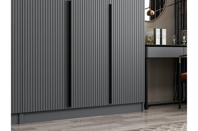 Garderob Cambrian 270 cm - Antracit - Förvaring - Garderober & garderobssystem