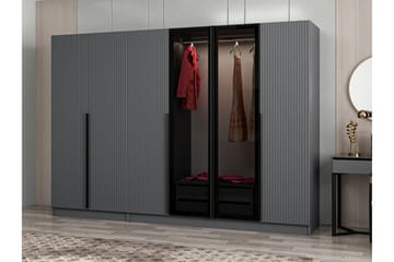 Garderob Cambrian 270 cm - Antracit - Förvaring - Garderober & garderobssystem