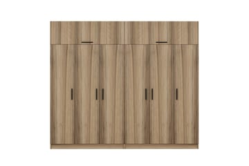 Garderob Cambrian 270 cm - Brun - Förvaring - Garderober & garderobssystem