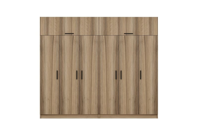 Garderob Cambrian 270 cm - Brun - Förvaring - Garderober & garderobssystem