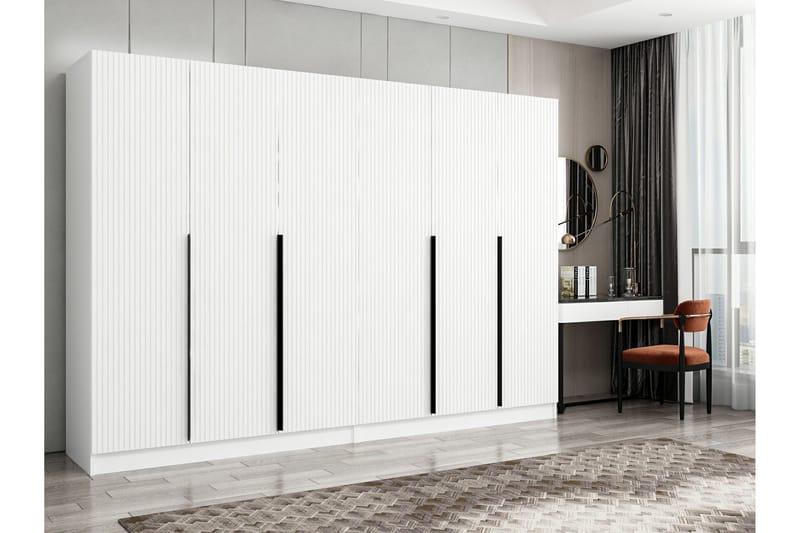 Garderob Cambrian 270 cm - Vit - Förvaring - Garderober & garderobssystem