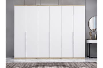 Garderob Cambrian 270x206 cm - Vit - Förvaring - Garderober & garderobssystem