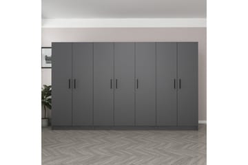 Garderob Cambrian 315 cm - Antracit - Förvaring - Garderober & garderobssystem