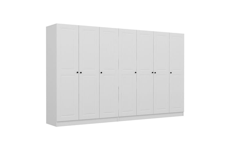 Garderob Cambrian 315 cm - Vit - Förvaring - Garderober & garderobssystem