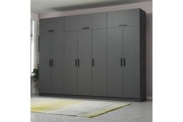 Garderob Cambrian 315x235 cm - Antracit - Förvaring - Garderober & garderobssystem