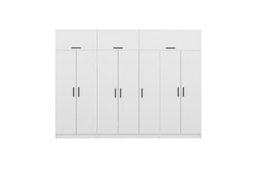Garderob Cambrian 315x255 cm - Vit - Förvaring - Garderober & garderobssystem