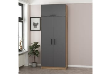 Garderob Cambrian 90 cm - Brun - Förvaring - Garderober & garderobssystem