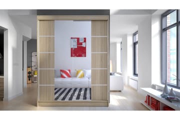 Garderob Camino LED-belysning - Ek - Förvaring - Garderober & garderobssystem