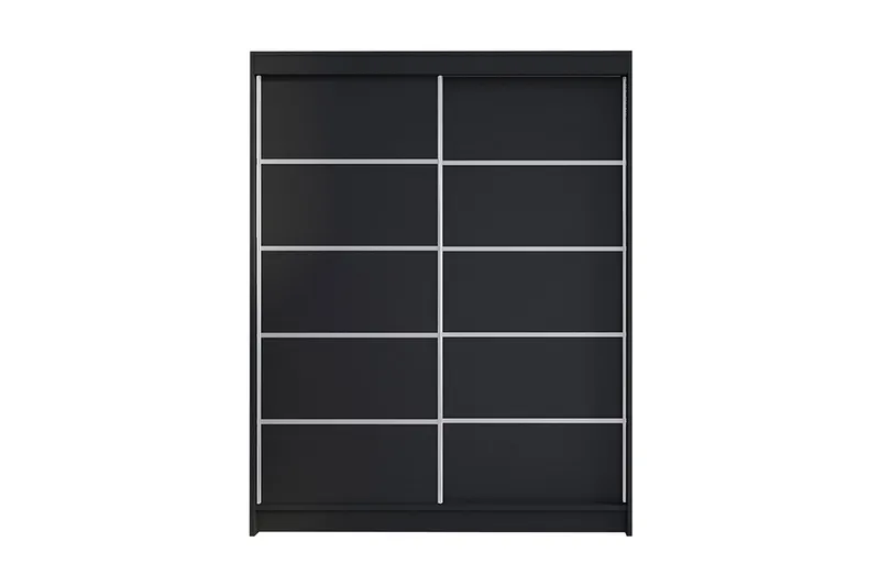 Garderob Camino LED-belysning, Svart