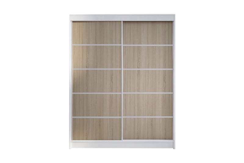 Garderob Camino LED-belysning, Vit/Ek