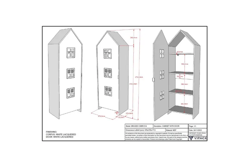 Garderob Casami Brygge Vit - Vit - Förvaring - Garderober & garderobssystem