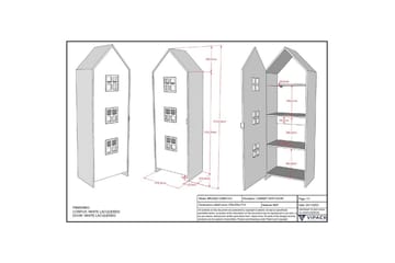 Garderob Casami Brygge Vit - Vit - Förvaring - Garderober & garderobssystem