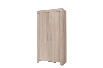 Garderob Cezar 100x60x201 cm - Beige/Grå - Förvaring - Garderober & garderobssystem