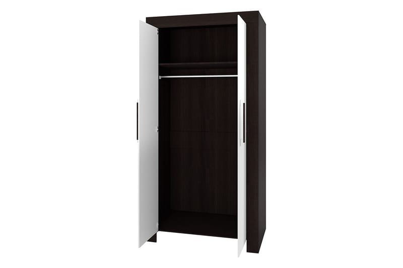 Garderob Cezar 100x60x201 cm - Beige/Grå - Förvaring - Garderober & garderobssystem