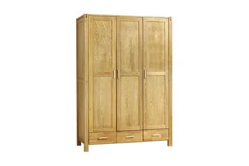 Garderob Chicago 3-Dörrar Och 3-Lådor 130x57xh190 - Förvaring - Garderober & garderobssystem