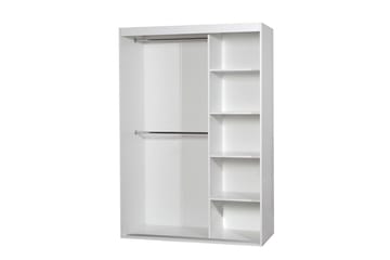 Garderob Collado med Spegel 120 cm - Vit - Förvaring - Garderober & garderobssystem