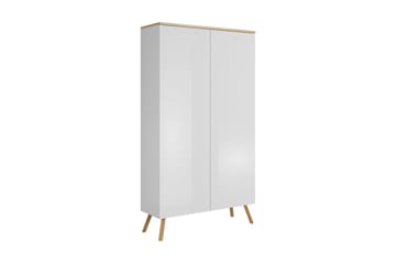 Garderob Dino 115 cm - Vit|Trä - Förvaring - Garderober & garderobssystem