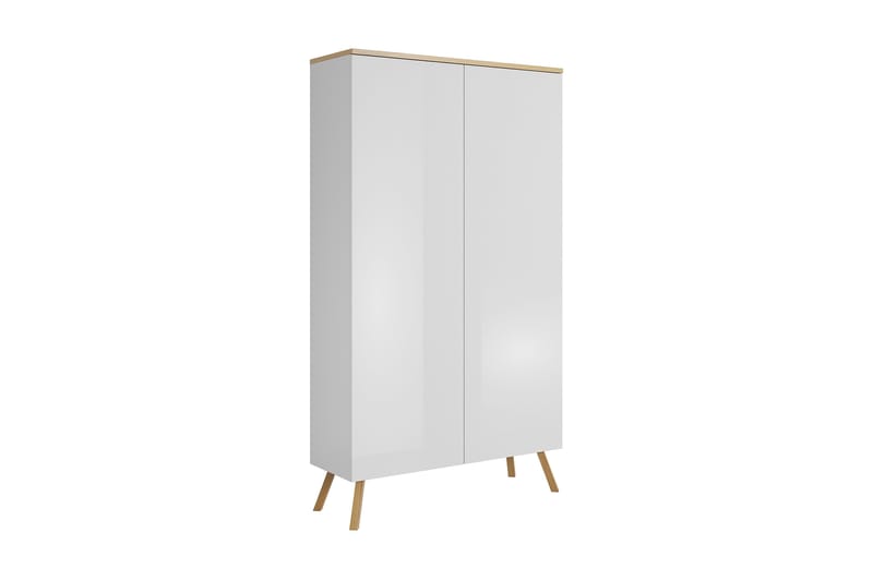 Garderob Dino 115 cm - Vit|Trä - Förvaring - Garderober & garderobssystem