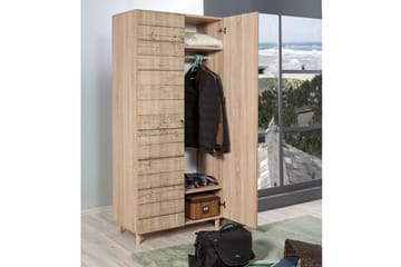 Garderob Dirk Panel - Brun - Förvaring - Garderober & garderobssystem