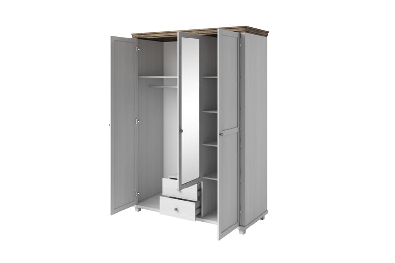 Garderob Drumin 62x108 cm - Askgrå|Natur - Förvaring - Garderober & garderobssystem