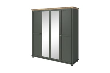 Garderob Drumin 62x108 cm - Grön|Natur - Förvaring - Garderober & garderobssystem
