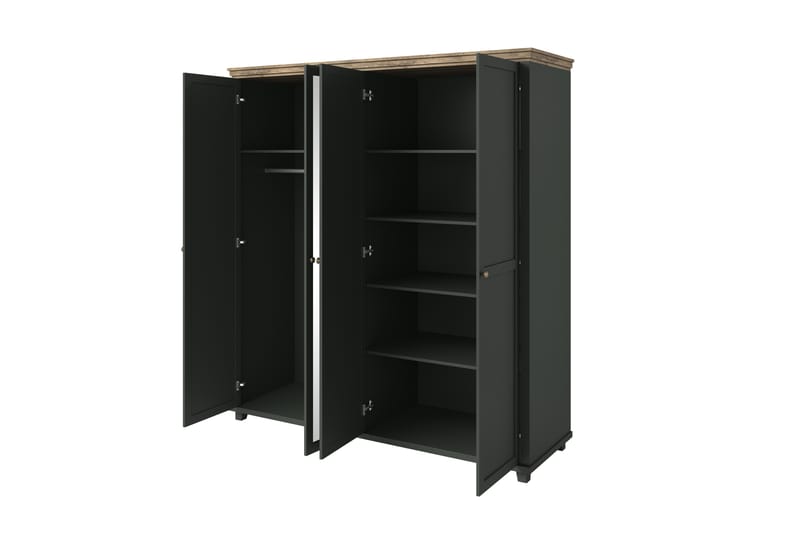 Garderob Drumin 62x108 cm - Grön|Natur - Förvaring - Garderober & garderobssystem