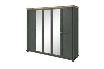 Garderob Drumin 62x154 cm - Grön|Natur - Förvaring - Garderober & garderobssystem