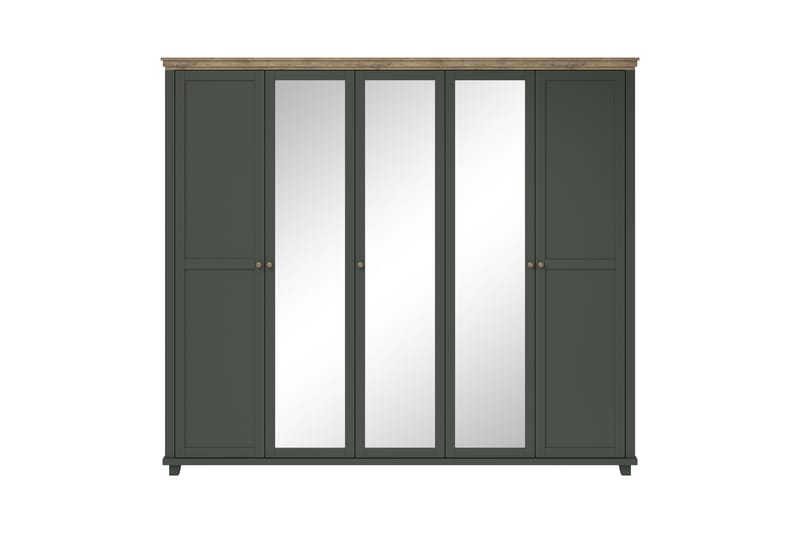 Garderob Drumin 62x154 cm - Grön|Natur - Förvaring - Garderober & garderobssystem