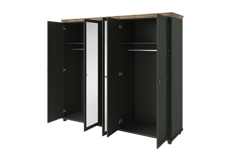 Garderob Drumin 62x154 cm - Grön|Natur - Förvaring - Garderober & garderobssystem