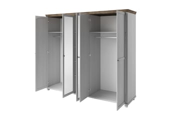 Garderob Drumin 62x200 cm - Askgrå|Natur - Förvaring - Garderober & garderobssystem