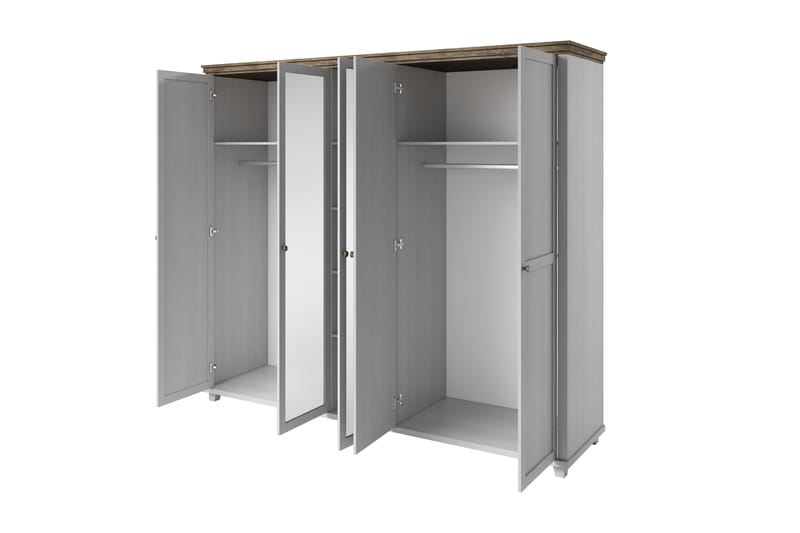 Garderob Drumin 62x200 cm - Askgrå|Natur - Förvaring - Garderober & garderobssystem