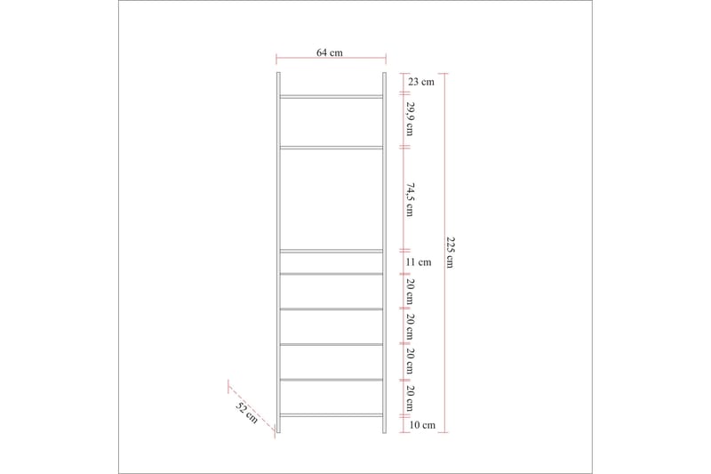 Garderob Dynamica 64x52 cm - Natur - Förvaring - Garderober & garderobssystem