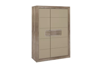 Garderob Edirne 42x109 cm - Beige/Brun - Förvaring - Garderober & garderobssystem