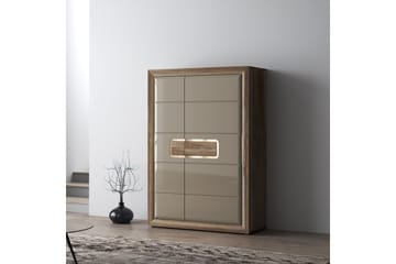 Garderob Edirne 42x109 cm - Beige/Brun - Förvaring - Garderober & garderobssystem