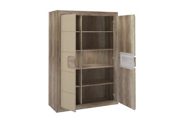 Garderob Edirne 42x109 cm - Beige/Brun - Förvaring - Garderober & garderobssystem