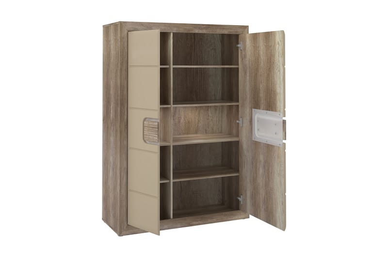 Garderob Edirne 42x109 cm - Beige/Brun - Förvaring - Garderober & garderobssystem