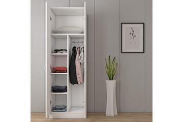 Garderob Elspet 60x181 cm - Vit - Förvaring - Garderober & garderobssystem