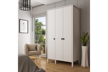 Garderob Elspet 98x195 cm - Brun/Vit - Förvaring - Garderober & garderobssystem