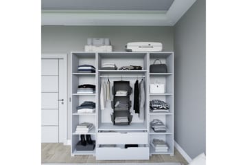 Garderob Esinler 170x183 cm - Mattvit - Förvaring - Garderober & garderobssystem