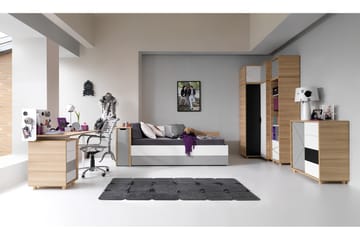 Garderob Evolve Natur/Vit/Svart - VOX - Förvaring - Garderober & garderobssystem