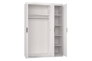 Garderob Falcioni 133x53x191 cm - Vit - Förvaring - Garderober & garderobssystem