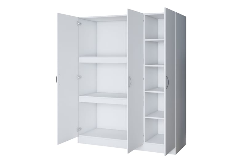 Garderob Farmdon 55x145 cm - Vit - Förvaring - Garderober & garderobssystem