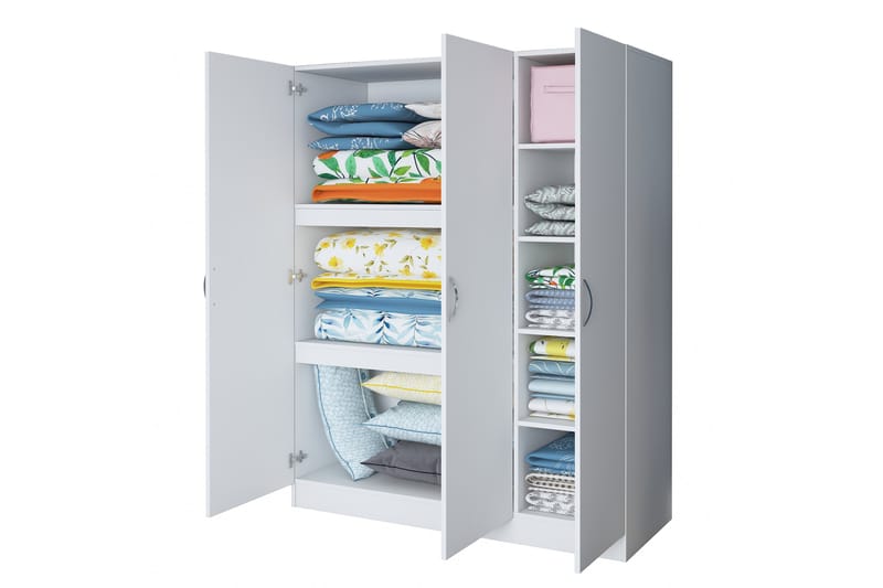 Garderob Farmdon 55x145 cm - Vit - Förvaring - Garderober & garderobssystem