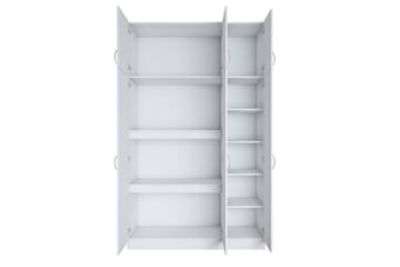 Garderob Farmdon 6 Skåp 55x145 cm - Vit - Förvaring - Garderober & garderobssystem
