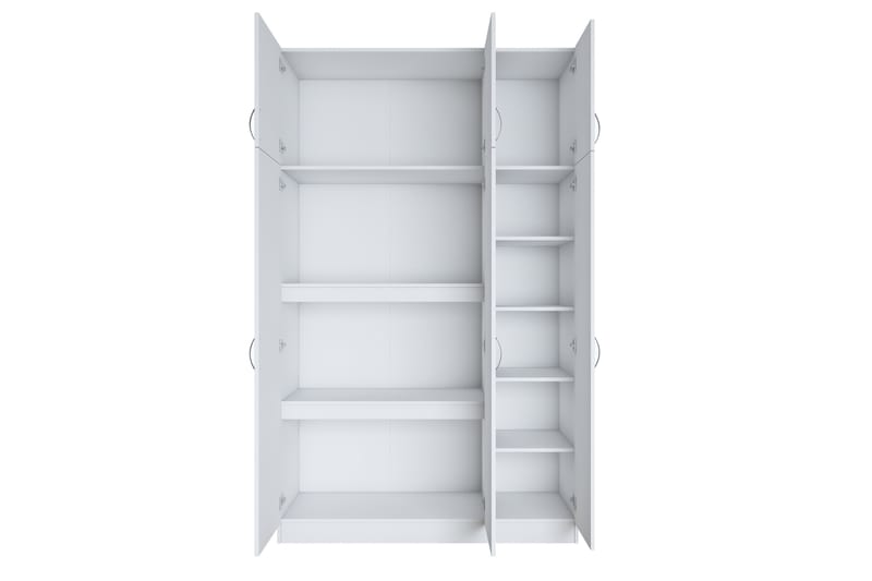 Garderob Farmdon 6 Skåp 55x145 cm - Vit - Förvaring - Garderober & garderobssystem