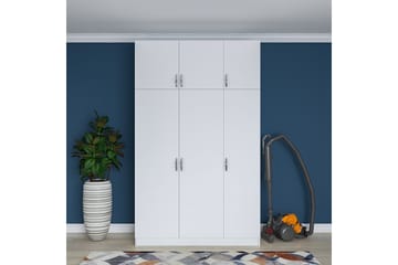 Garderob Farmdon 6 Skåp 55x145 cm - Vit - Förvaring - Garderober & garderobssystem