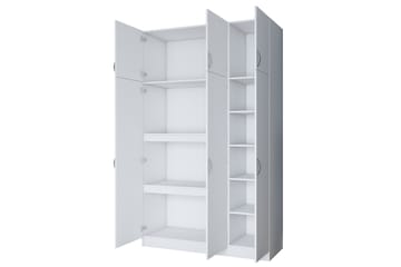 Garderob Farmdon 6 Skåp 55x145 cm - Vit - Förvaring - Garderober & garderobssystem