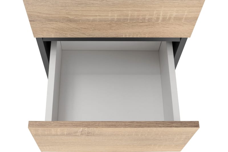 Garderob Gaddesden 38x35 cm Hög - Antracit/Vit - Förvaring - Garderober & garderobssystem